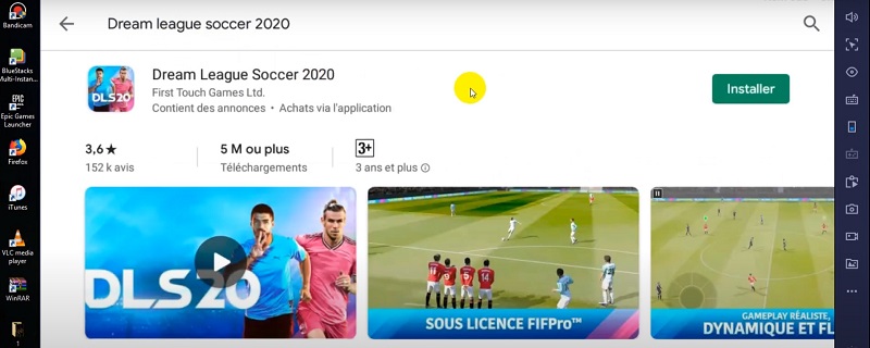 Hướng dẫn cài đặt game đá bóng dream league soccer 2020